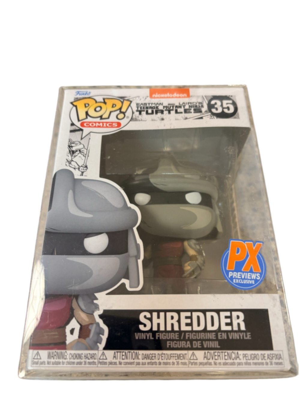 Funko Pop! Comics #35 TMNT Shredder PX Previews Exclusive Eastman & Laird